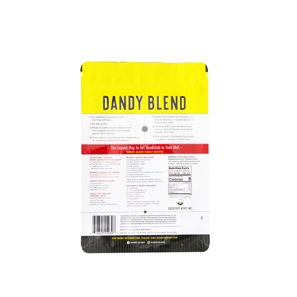 Dandy Blend - Organic Coffee Alternative – Tummy Temple